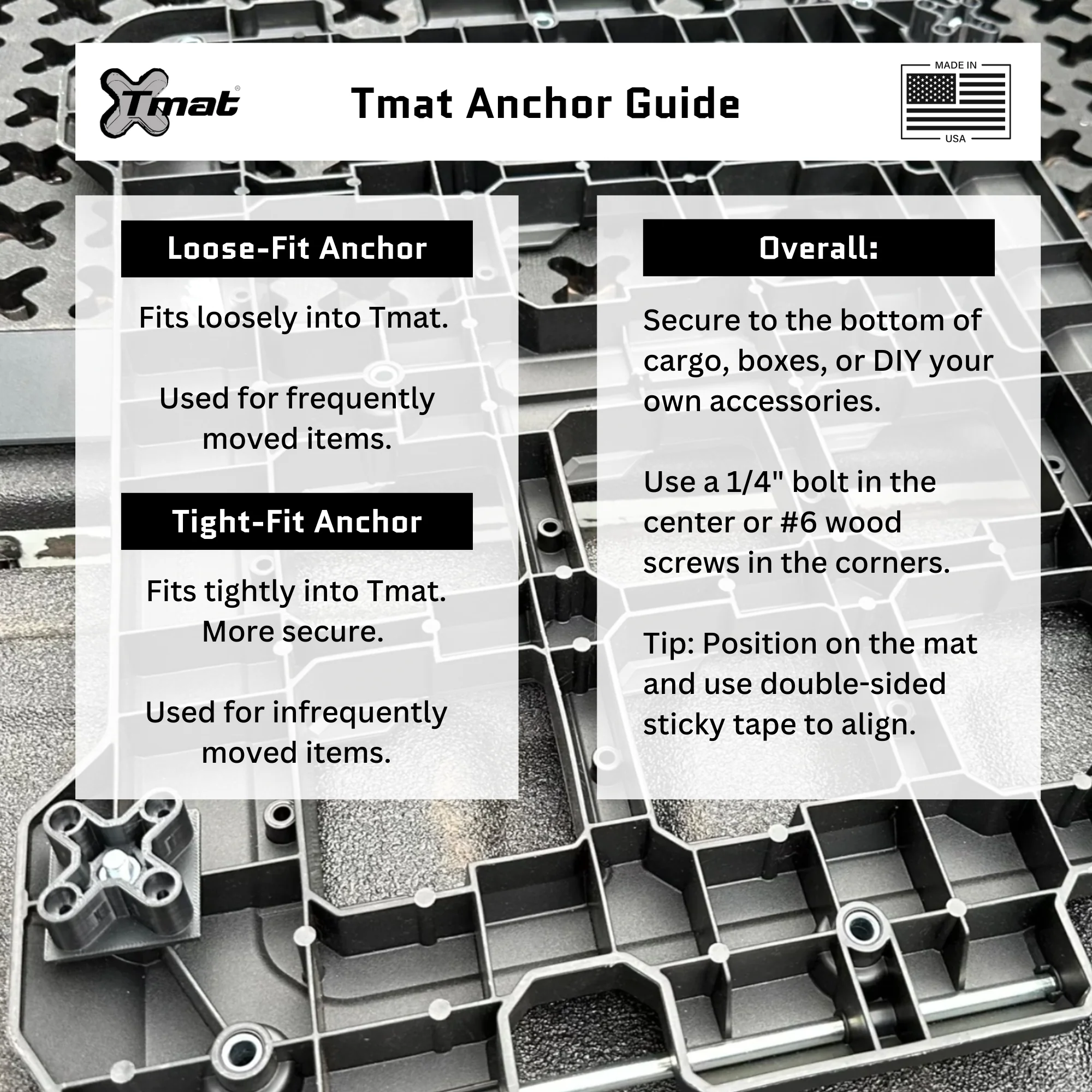 Tmat Loose-fit Anchors (4-Pack) - Image 3